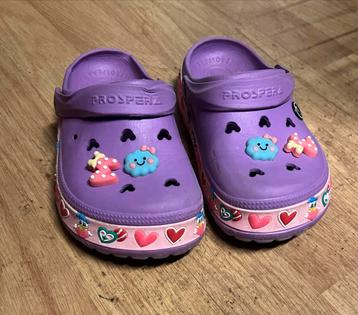 Leuke paarse Crocs instappers maat 34 beschikbaar voor biedingen