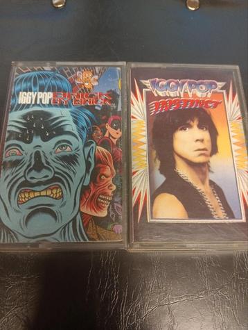 Iggy Pop Cassettes - Brick by Brick & Instinct beschikbaar voor biedingen