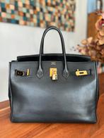 Hermes Birkin 35 Vintage, Handtas, Gebruikt, Ophalen of Verzenden, Zwart