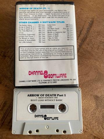 Arrow of Death Pt. 1 - Atari 16K Cassette beschikbaar voor biedingen