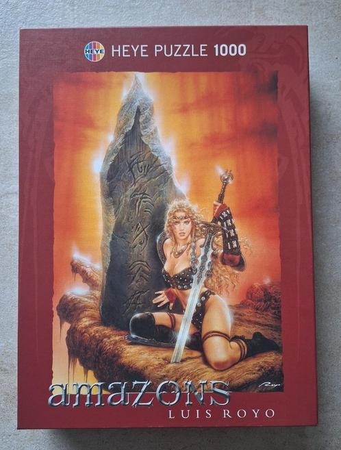 Rock by Luis Royo, 1000 stukjes z.g.a.n., Hobby en Vrije tijd, Denksport en Puzzels, Zo goed als nieuw, Legpuzzel, 500 t/m 1500 stukjes