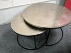 salontafel set 2 delig model Asher van Richmond Interiors, Huis en Inrichting, Tafels | Salontafels, Ophalen, 50 tot 100 cm, Richmond Interiors model Asher