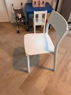 Ikea Janinge eetkamerstoel wit vier stuks, Ophalen of Verzenden, Zo goed als nieuw, Wit, Vier