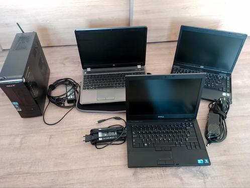 Partijtje HP en Dell laptops  en Acer pc, Computers en Software, Windows Laptops, Gebruikt, 15 inch, HDD, Onbekend, 4 GB, Ophalen of Verzenden