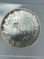 50 gulden t.g.v. het 50 jarig huwelijk Juliana en Bernhard, Ophalen of Verzenden, Koningin Beatrix, 50 gulden