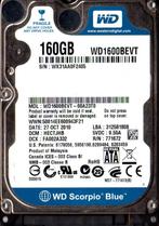 WD 160GB HDD /  WD1600BEVT-00A23T0, Gebruikt, Ophalen of Verzenden, HDD, Laptop