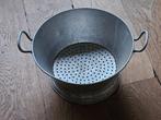 Oud Zinken vergiet 29 cm, Verzamelen, Ophalen of Verzenden, Huis en Inrichting