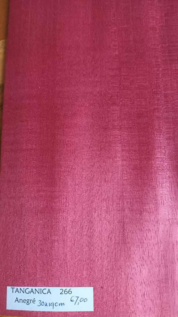 Rood Tanganica Anegrè fineer, Hobby en Vrije tijd, Overige Hobby en Vrije tijd, Nieuw, Ophalen of Verzenden