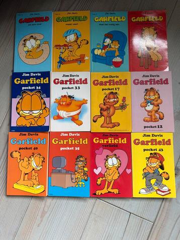 Garfield Stripboeken Collectie - Jim Davis 12x beschikbaar voor biedingen