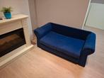 Leuke slaapbank, blauw. 150 cm, slaapgedeelte 115cmx205cm, Ophalen, Gebruikt, Blauw, 210 cm