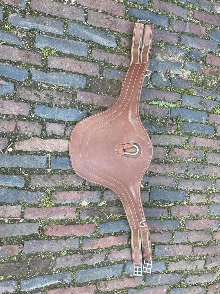 Prachtig lichtbruin springsingel 115cm, Dieren en Toebehoren, Paarden en Pony's | Hoofdstellen en Tuigage, Gebruikt, Springen