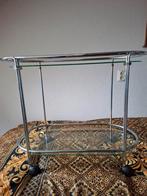 BIJZETTAFEL,GALOTTI EN RADICE,€300,-, Ophalen, Minder dan 55 cm, Rond, Glas