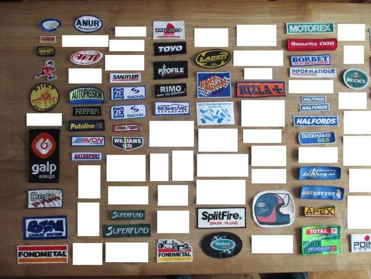 Badges voor kartoverall, Sport en Fitness, Karting, Nieuw, Overige typen, Ophalen of Verzenden