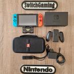 Nintendo Switch - COMPLEET (blauw/rood), Zo goed als nieuw, Switch Original, Ophalen