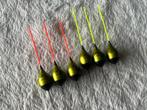 adv 61 /  NIEUW set 6 inline dobbers TUBERTINI 1,50gr, Watersport en Boten, Hengelsport | Witvissen, Ophalen of Verzenden, Nieuw