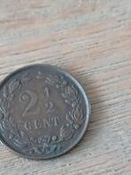 Twee en halve  cent 1894 (schaars), Ophalen of Verzenden, Koningin Wilhelmina, Overige waardes