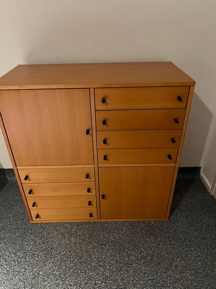 Mooie, stevige kast (85x85x40cm), Huis en Inrichting, Kasten | Dressoirs, Gebruikt, 50 tot 100 cm, 25 tot 50 cm, Met lade(s), Overige houtsoorten