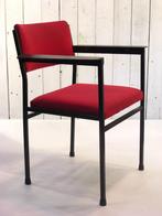 4 Martin Visser style vintage eetkamerstoelen, Ophalen, Gebruikt, Metaal, Vier