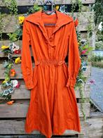 Prachtige super retro vintage oranje casual jurk, Maat 38/40 (M), Oranje, Ophalen of Verzenden, Zo goed als nieuw
