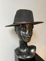 AKUBRA LEISURE TIME GRIJZE WOLLEN VILT HOED MAAT 55, Kleding | Heren, Hoeden en Petten, Hoed, Akubra, Ophalen of Verzenden, 57 cm (M, 7⅛ inch) of minder