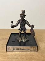 Vintage Tinnen figuur - De Stadsomroeper - Vintage Figuur, Antiek en Kunst, Antiek | Tin, Ophalen of Verzenden