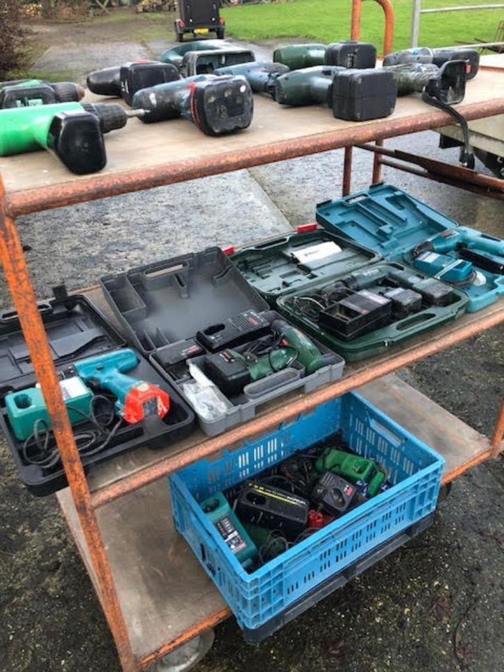 14 accu boormachines, Doe-het-zelf en Verbouw, Gereedschap | Boormachines, Gebruikt, Boormachine, Ophalen