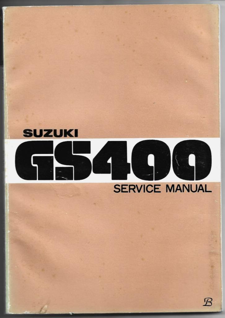 Suzuki GS400 service manual (1976z) motor, Motoren, Handleidingen en Instructieboekjes, Suzuki, Ophalen of Verzenden