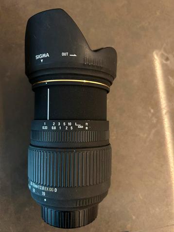 Sigma (Nikon) 28-70  2.8 objectief beschikbaar voor biedingen