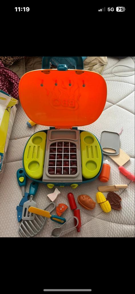 Leuke Speelgoed BBQ voor de Feestdagen!, Kinderen en Baby's, Speelgoed | Speelkeukens, Gebruikt, Speelkeuken-accessoire, Kunststof