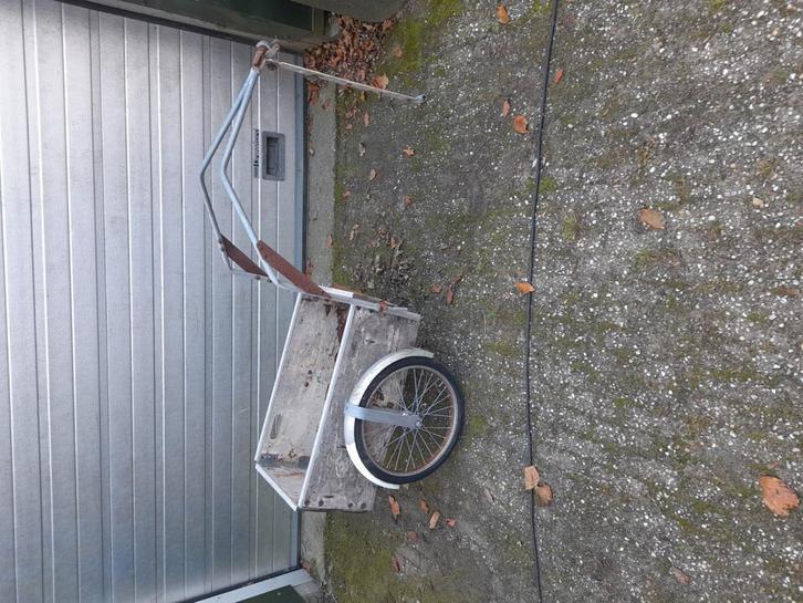 Opvouw bare fietskarren, Fietsen en Brommers, Fietsaccessoires | Aanhangers en Karren, Gebruikt, Kinderkar, Opvouwbaar, Ophalen of Verzenden