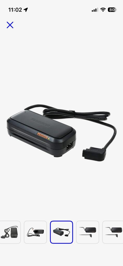 Shimano Steps acculader EC-E6002 (36V / 1.8A)., Fietsen en Brommers, Fietsaccessoires | Fietsaccu's, Zo goed als nieuw, Ophalen of Verzenden