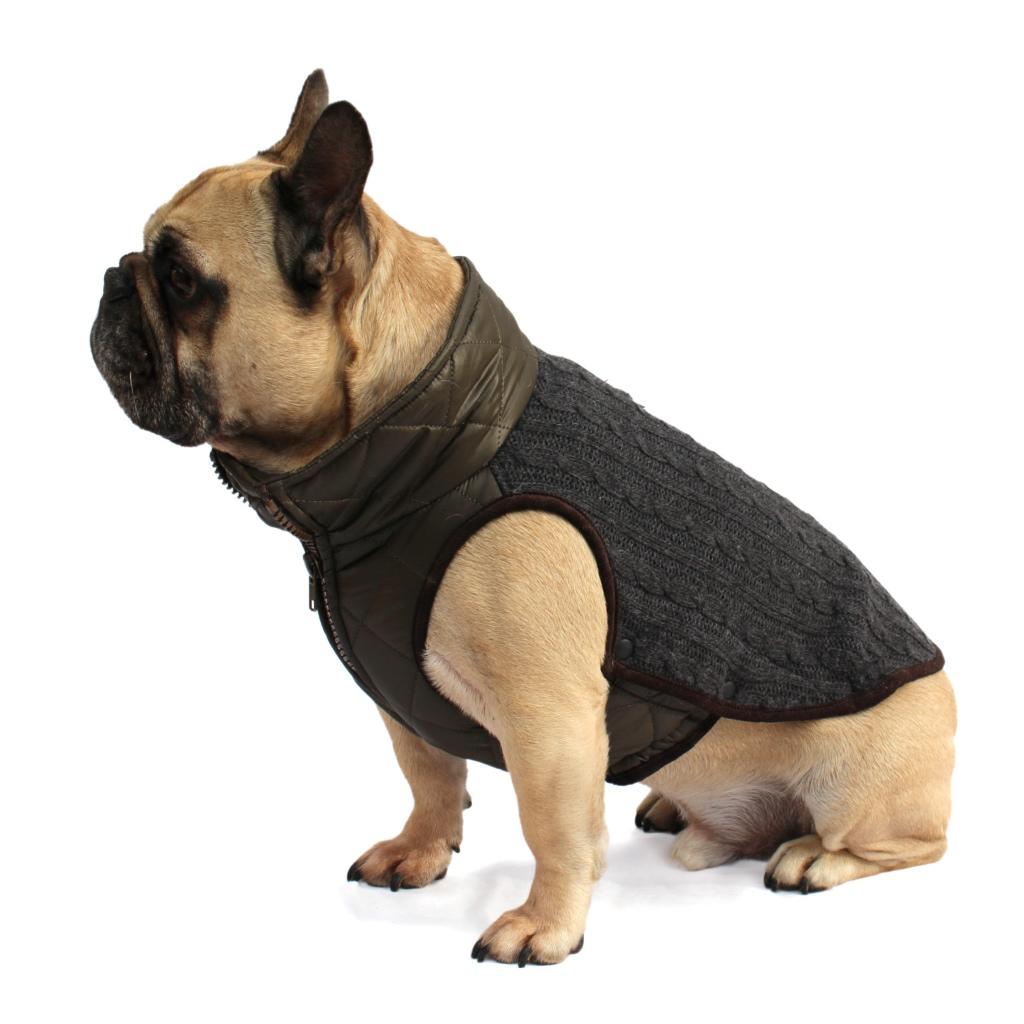 Dogissimo Windsor Knit - Franse Bulldog, Dieren en Toebehoren, Verzenden, Zo goed als nieuw, Hondenjas