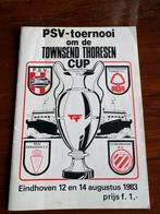 Programmaboekje PSV Toernooi Townsend-Thoresen Cup 1983, Verzamelen, Ophalen of Verzenden, Zo goed als nieuw, PSV