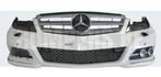 Bumper Mercedes C-KLASSE W204 FACELIFT 11-14 A2048805547 Voo, Gebruikt, Voor, 6 maanden garantie, Ophalen of Verzenden