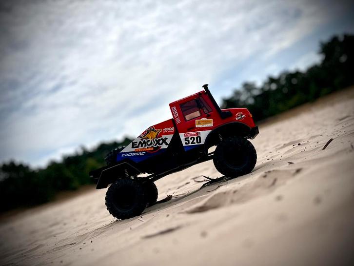 Cross Rc Emo XX Stegosaurus, Hobby en Vrije tijd, Modelbouw | Radiografisch | Auto's, Zo goed als nieuw, Auto offroad, Overige schalen