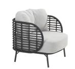 Fabrice lounge tuinstoel 4 seasons outdoor antraciet, Tuin en Terras, Tuinstoelen, Ophalen, Gebruikt, Aluminium