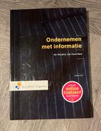 Ondernemen met informatie 8e druk - Jan Snijders, Boeken, Studieboeken en Cursussen, Ophalen of Verzenden, Zo goed als nieuw, HBO