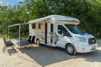 Ruime camper met Queensbed - hefbed - XL garage - Challenger, Caravans en Kamperen, Gaslek-detector, Ringverwarming, Ford, 7 tot 8 meter