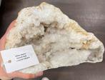 Witte Quartz Geode Half Moroccan Sahara, Verzamelen, Mineralen en Fossielen, Ophalen of Verzenden, Mineraal