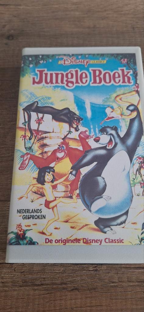 Disney VHS - Jungle Boek, 101 Dalmatiërs, Winnie de Poeh, Cd's en Dvd's, VHS | Film, Gebruikt, Komedie, Alle leeftijden, Ophalen of Verzenden