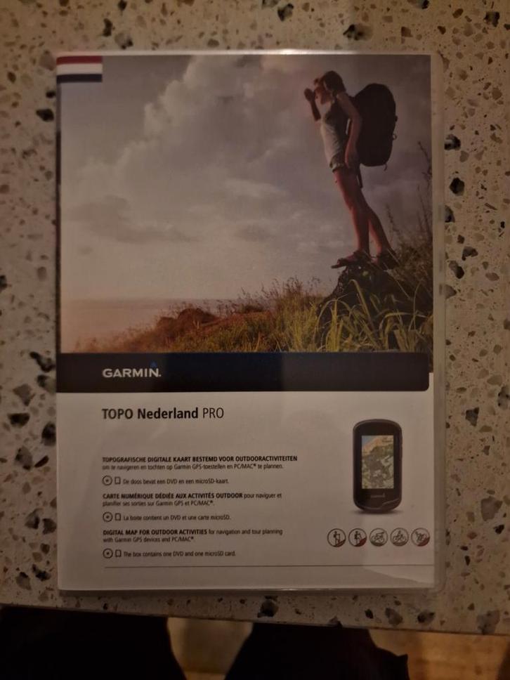Garmin Topo Nederland Pro - Navigatiekaart, Sport en Fitness, Bergsport en Wandelen, Zo goed als nieuw, Navigatie of Gps, Ophalen of Verzenden