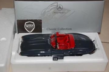 SALE !! MERCEDES 300 SL ROADSTER grijs Minichamps dealer WRH beschikbaar voor biedingen