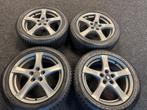 winterwielen ford focus 17" Dunlop banden 9+9.5 mm 215-50-17, Banden en Velgen, 17 inch, Personenwagen, Gebruikt