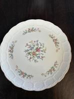 Mooi gebaksbord met roze bloemen, Antiek en Kunst, Ophalen of Verzenden