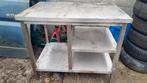 Werkbank RVS, Ophalen, Zo goed als nieuw