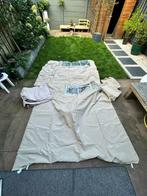Partytent (zandkleur) in goed verkerende staat, 4x4 meter, Tuin en Terras, Ophalen, Opvouwbaar, Partytent, Zo goed als nieuw