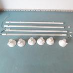 1 Vintage Picorail Lumiance Rail + 2 Spots jaren 80/90, Ophalen, Gebruikt, Metaal of Aluminium, Bouvrie