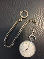 Vintage Zakhorloge met Ketting, Overige merken, Zakhorloge, 1930 tot 1960, Ophalen of Verzenden