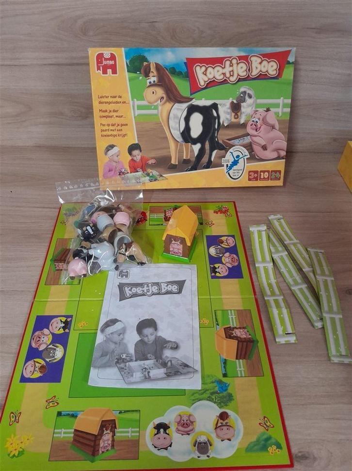 koetje boe jumbo [s1086], Hobby en Vrije tijd, Gezelschapsspellen | Bordspellen, Zo goed als nieuw, Ophalen of Verzenden
