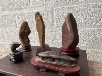 Suiseki Set - Figuren in Gesprek beschikbaar voor biedingen